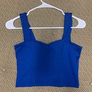 Royal blue tank top